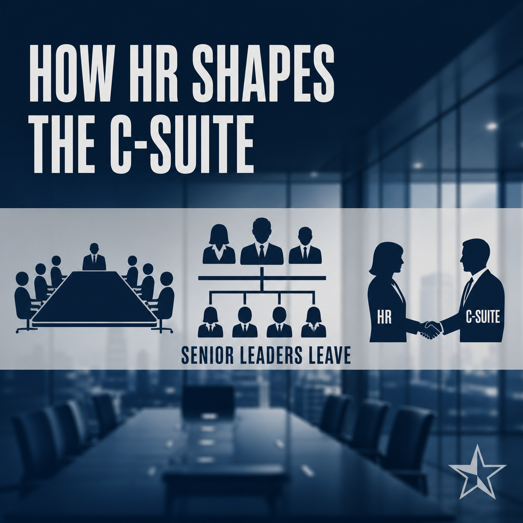 How HR Shapes the C-Suite; and Why We Care When Senior Leaders Leave